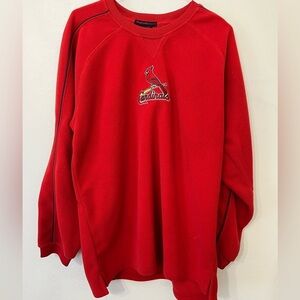 St. Louis Cardinals MLB Mighty Mac  XL-20 Youth Long Sleeve Fleece Shirt